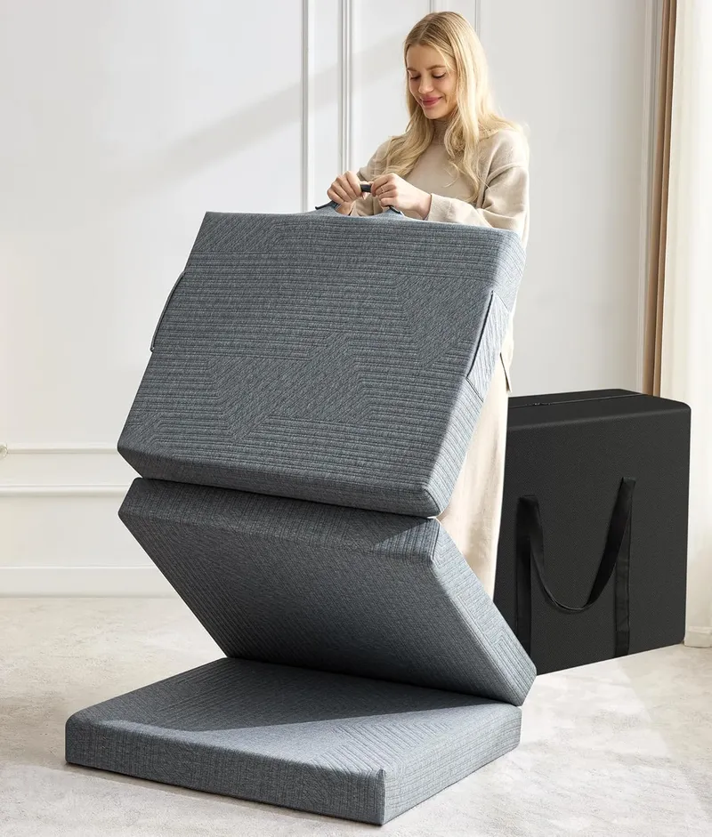 BDEUS Tri-Fold 4 inch Memory Foam Mattress